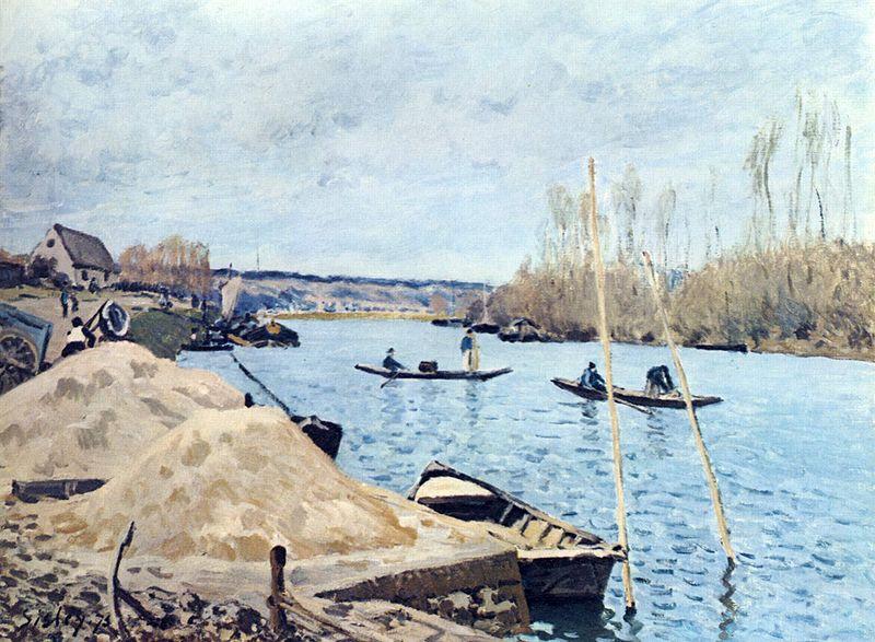 Alfred Sisley Seine bei Port Marly